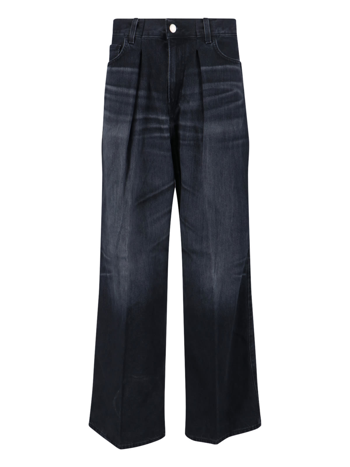 Haikure candy Black Tencel Loose Jeans