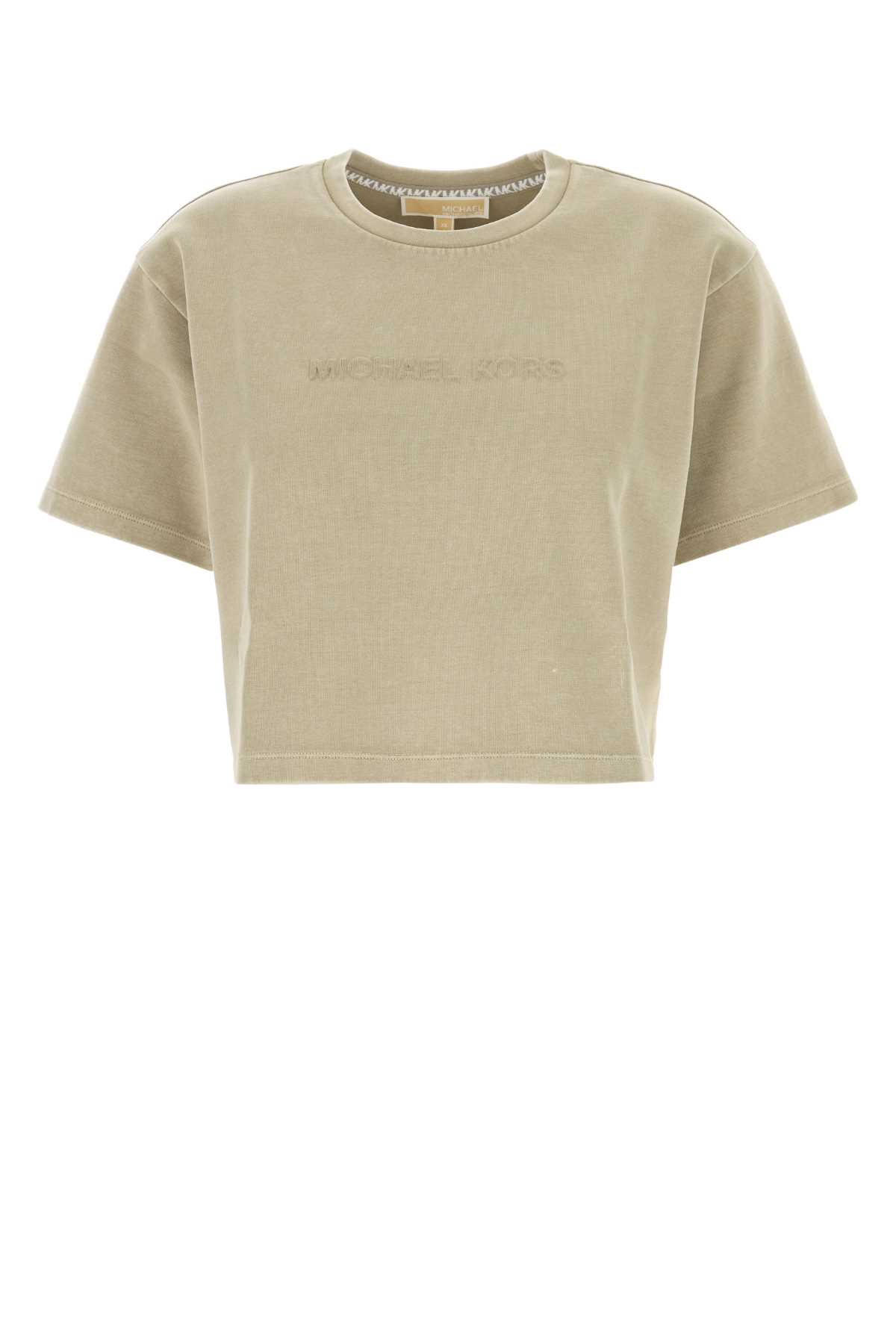 Michael Kors Sage Green Cotton Blend T-shirt