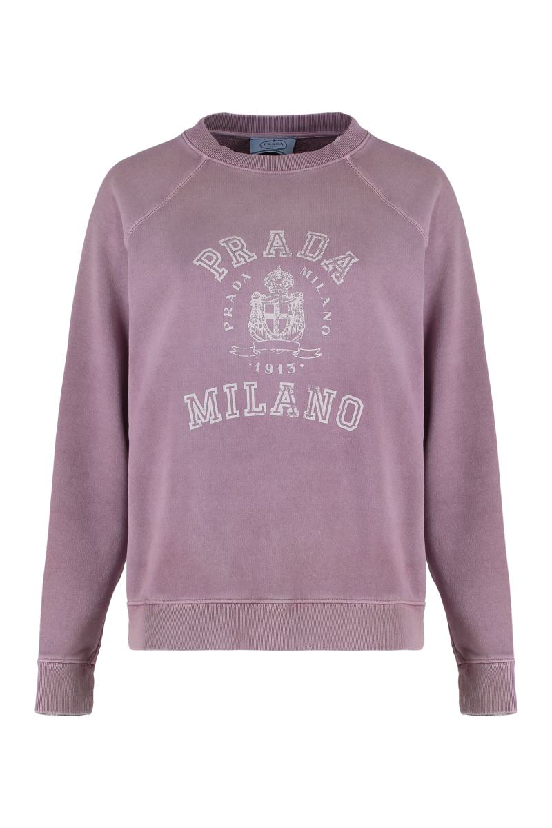Prada Printed Cotton Sweatshirt