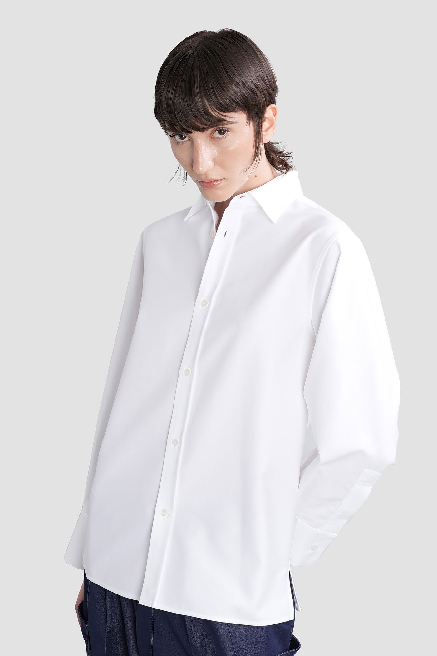 DARKPARK Jessie Shirt In White Cotton