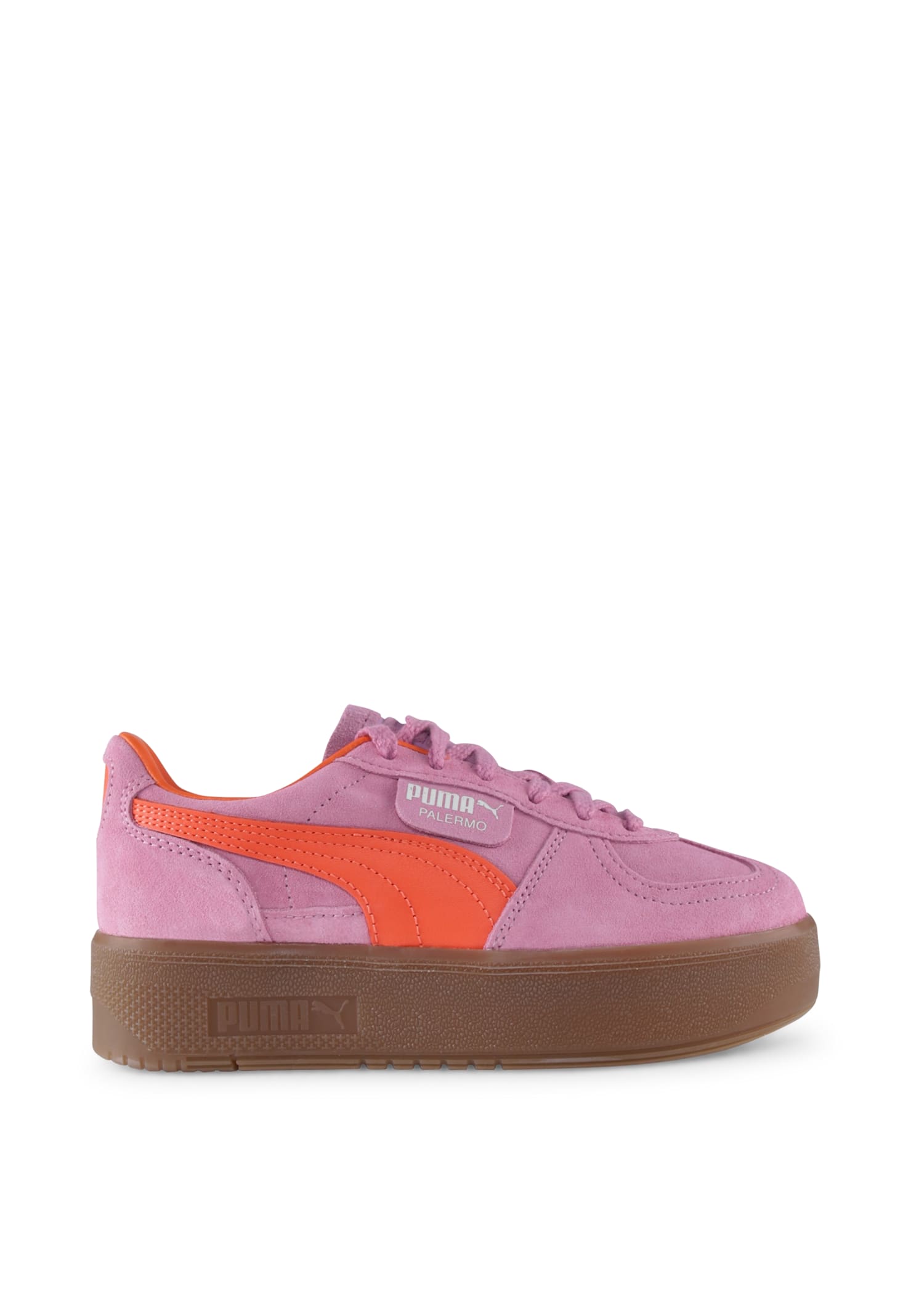 Puma Pink Sneakers For Girl With Logo