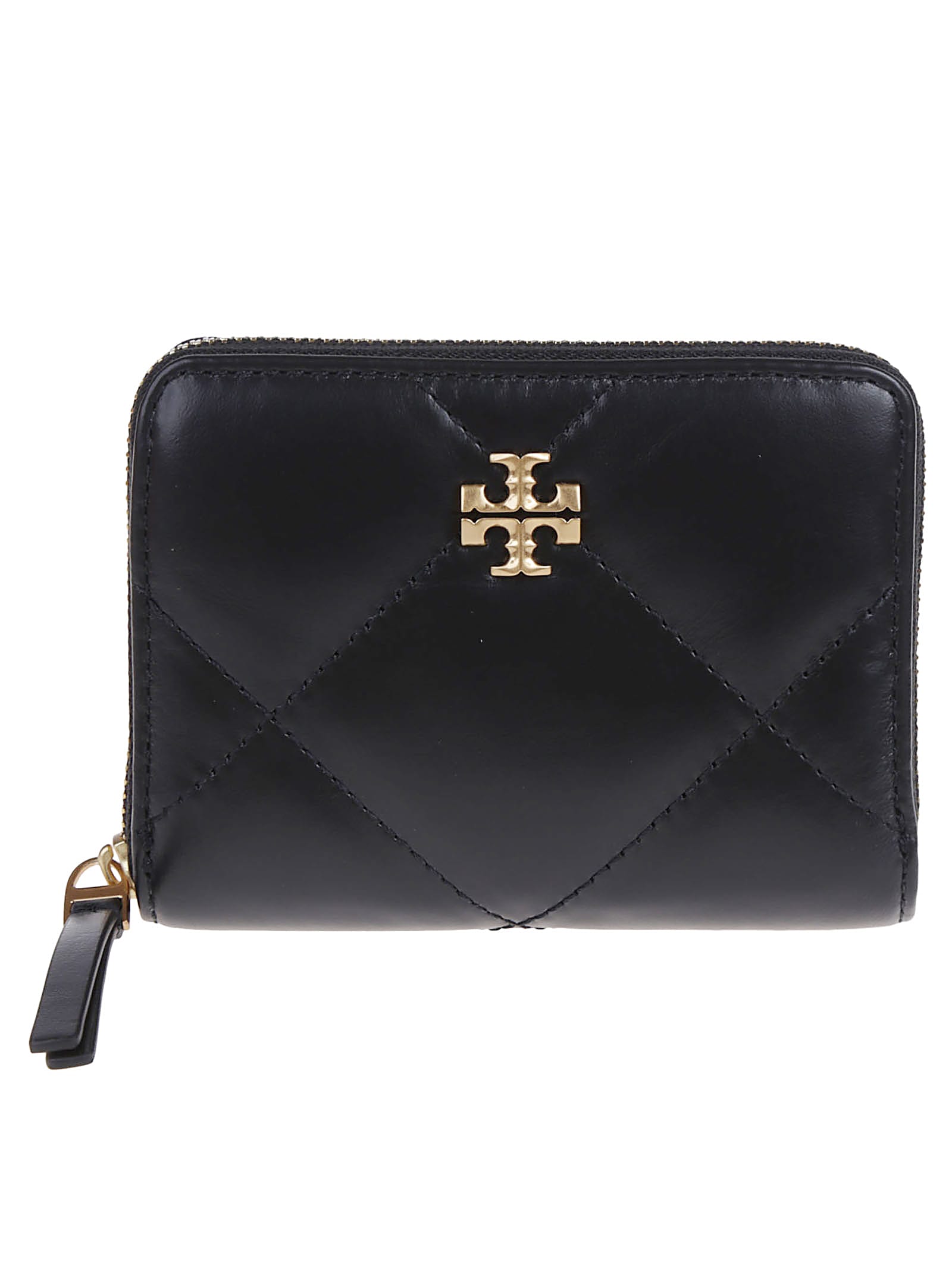 Tory Burch Kira Small Diamond Quilt Zip Around Wallet