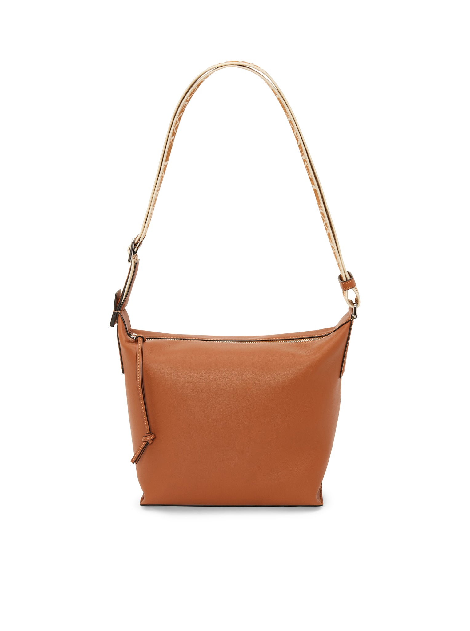 SMALL CUBI SHOULDER BAG IN SMOOTH CALFSKIN AND JACQUARD - Loewe - Man