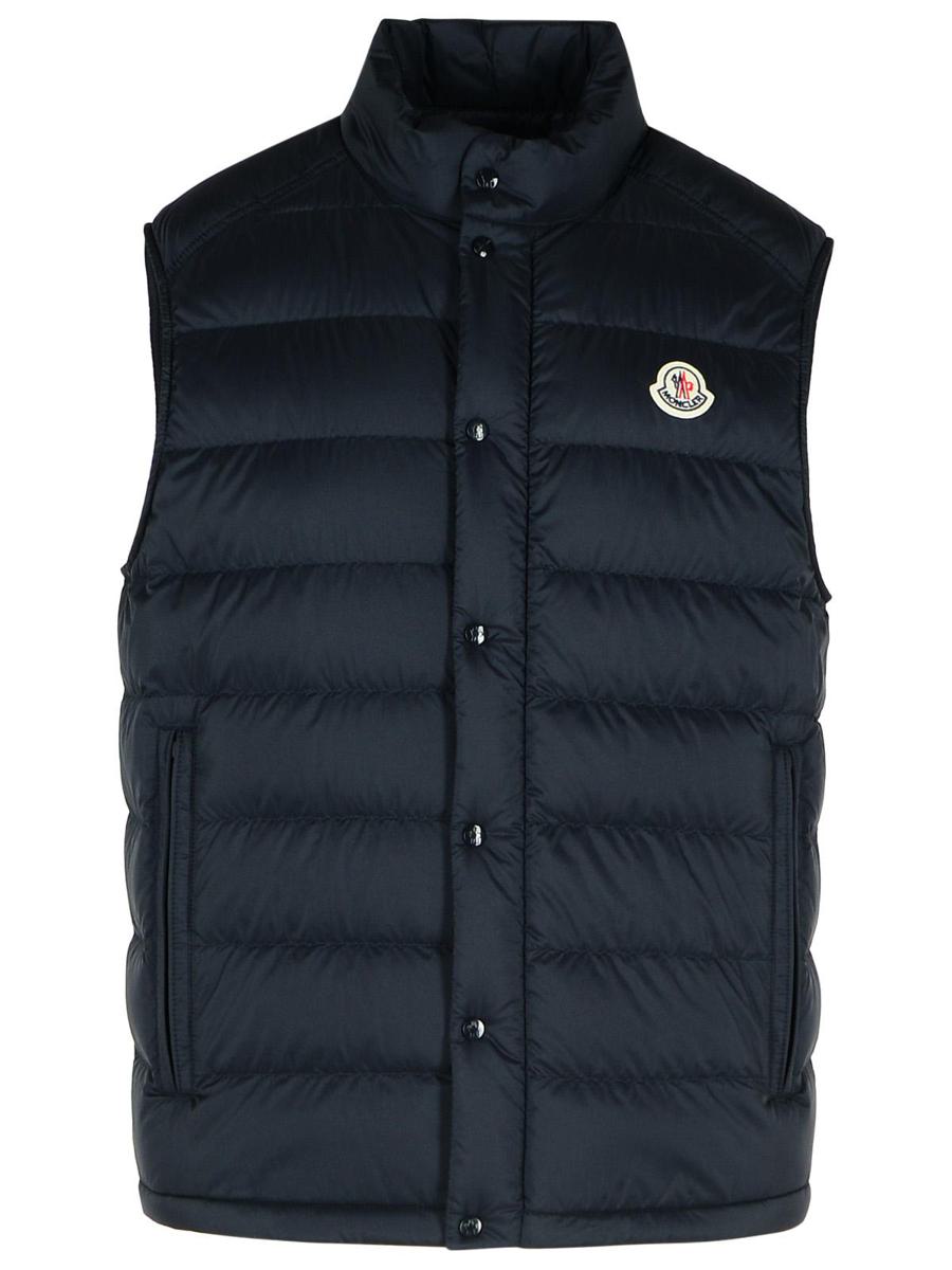 Moncler 'Barthe' Navy Polyamide Vest