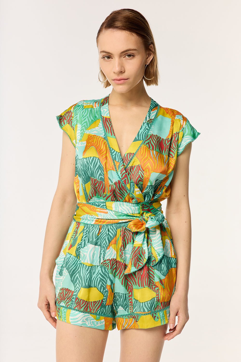 Short Jumpsuit Anaik - Mint Ashanti