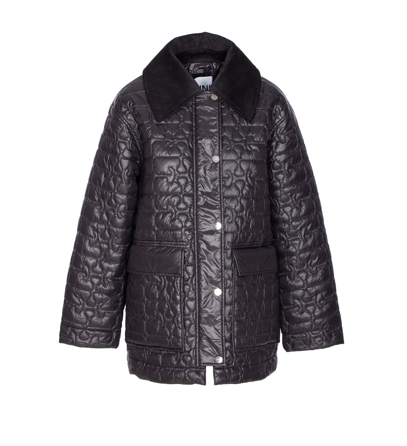 Ganni Shiny Quilt Jacket