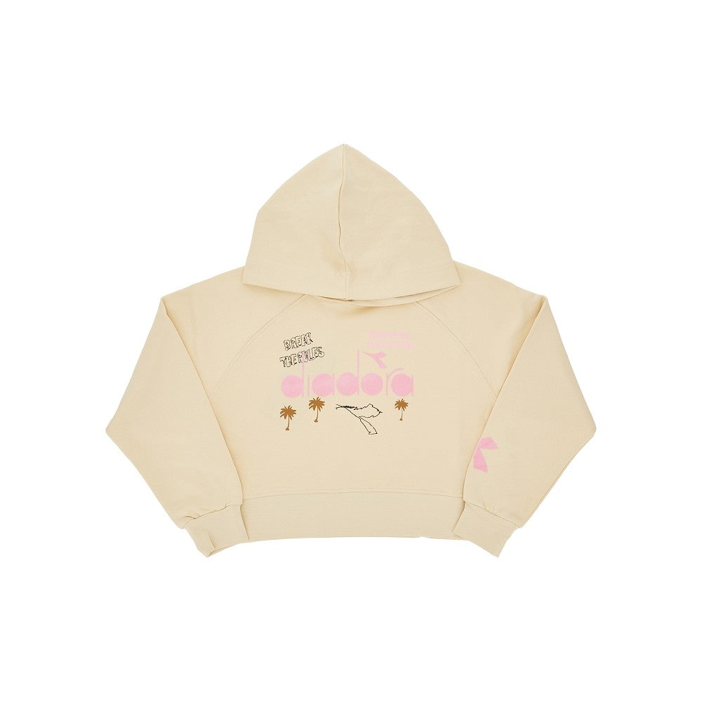 DIADORA Flocked logo hoodie Kids