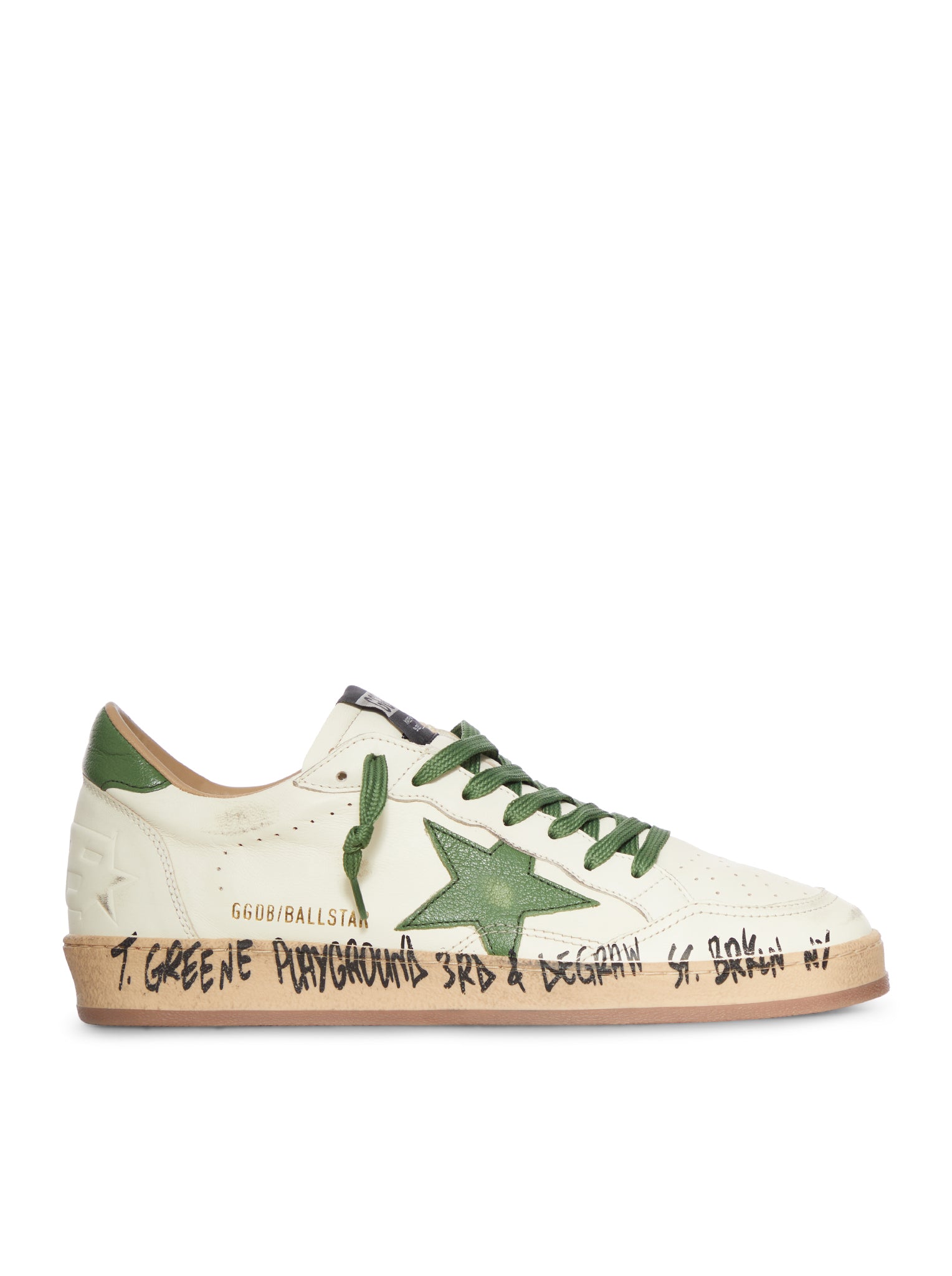 Golden Goose Deluxe Brand 定制手写皮革Ballstar 男士