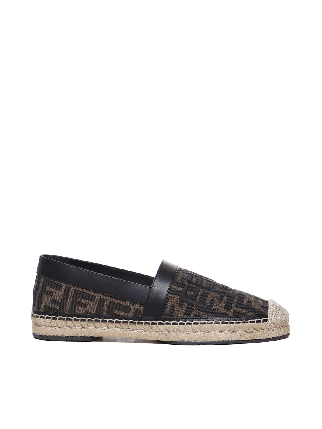 Fendi Jacquard Espadrilles With All-over Ff Logo