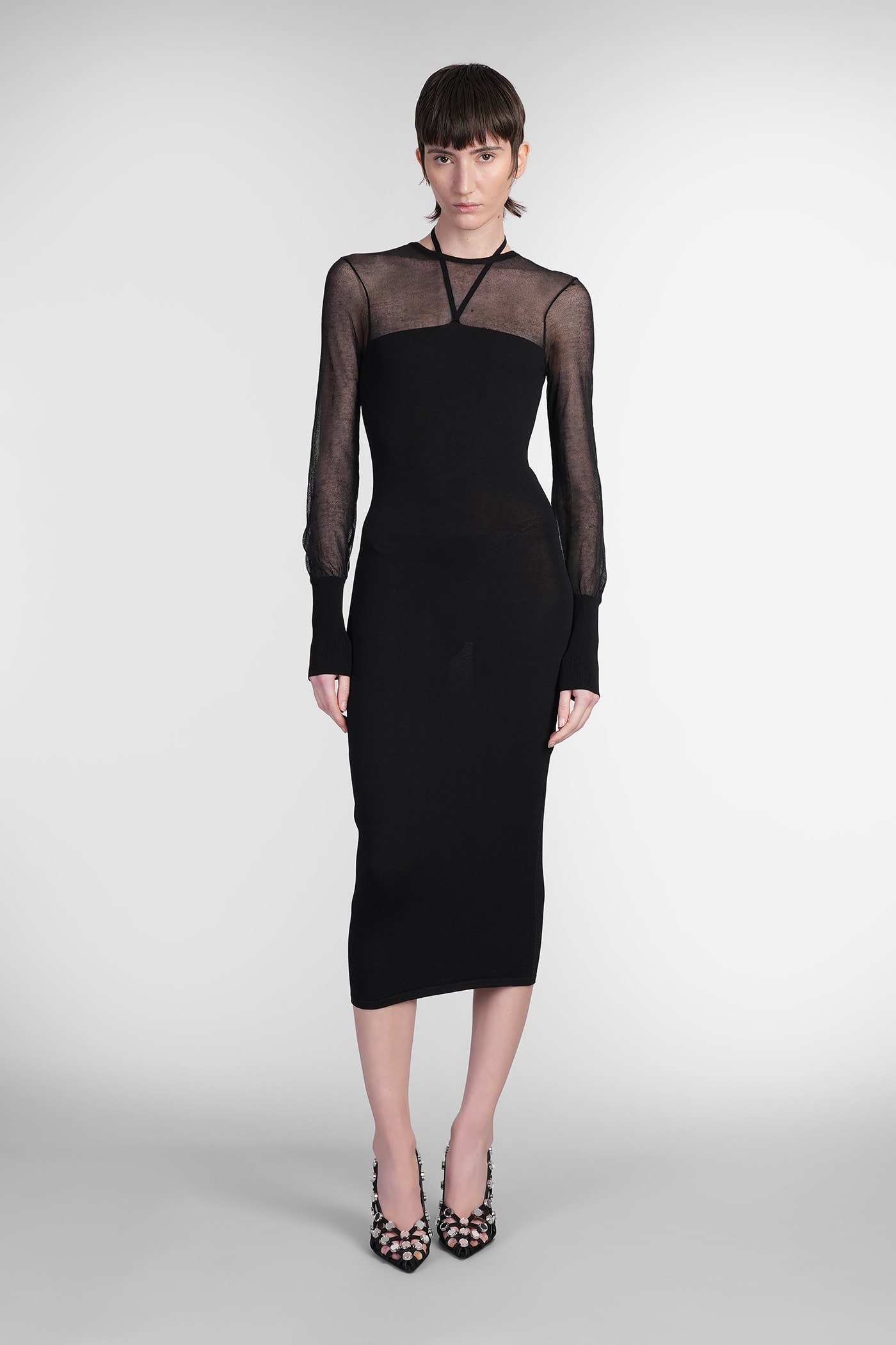 ANDREĀDAMO In Black Viscose
