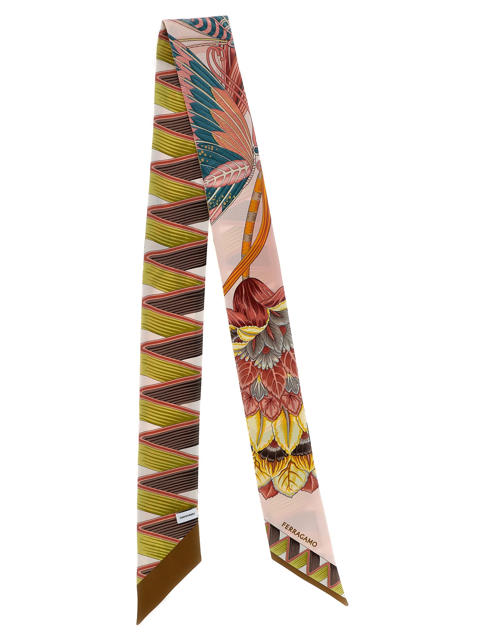 Ferragamo Bandeau giada Print