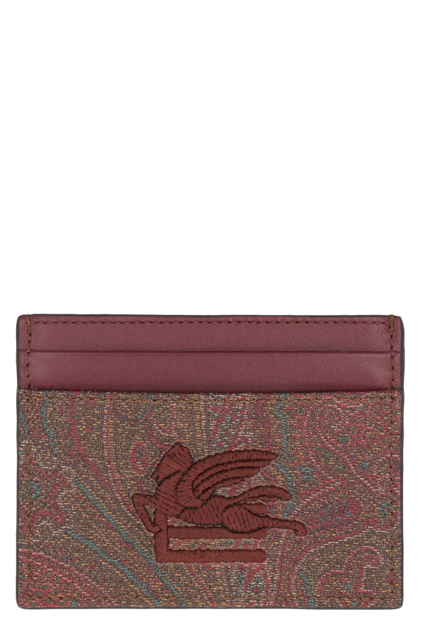 Etro Paisley Motif Card Holder