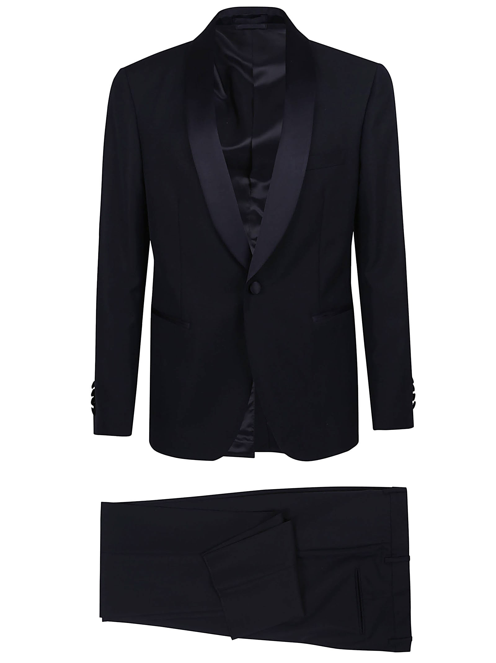 Lardini Abito Uomo Soiree Smoking Drop 8 Reg