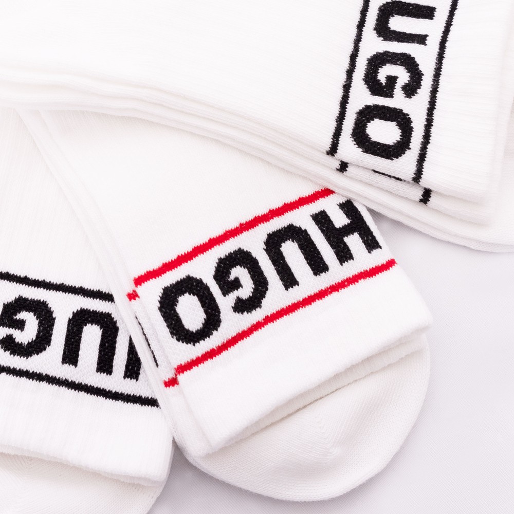 3 Pack Sporty Rib Logo Sock