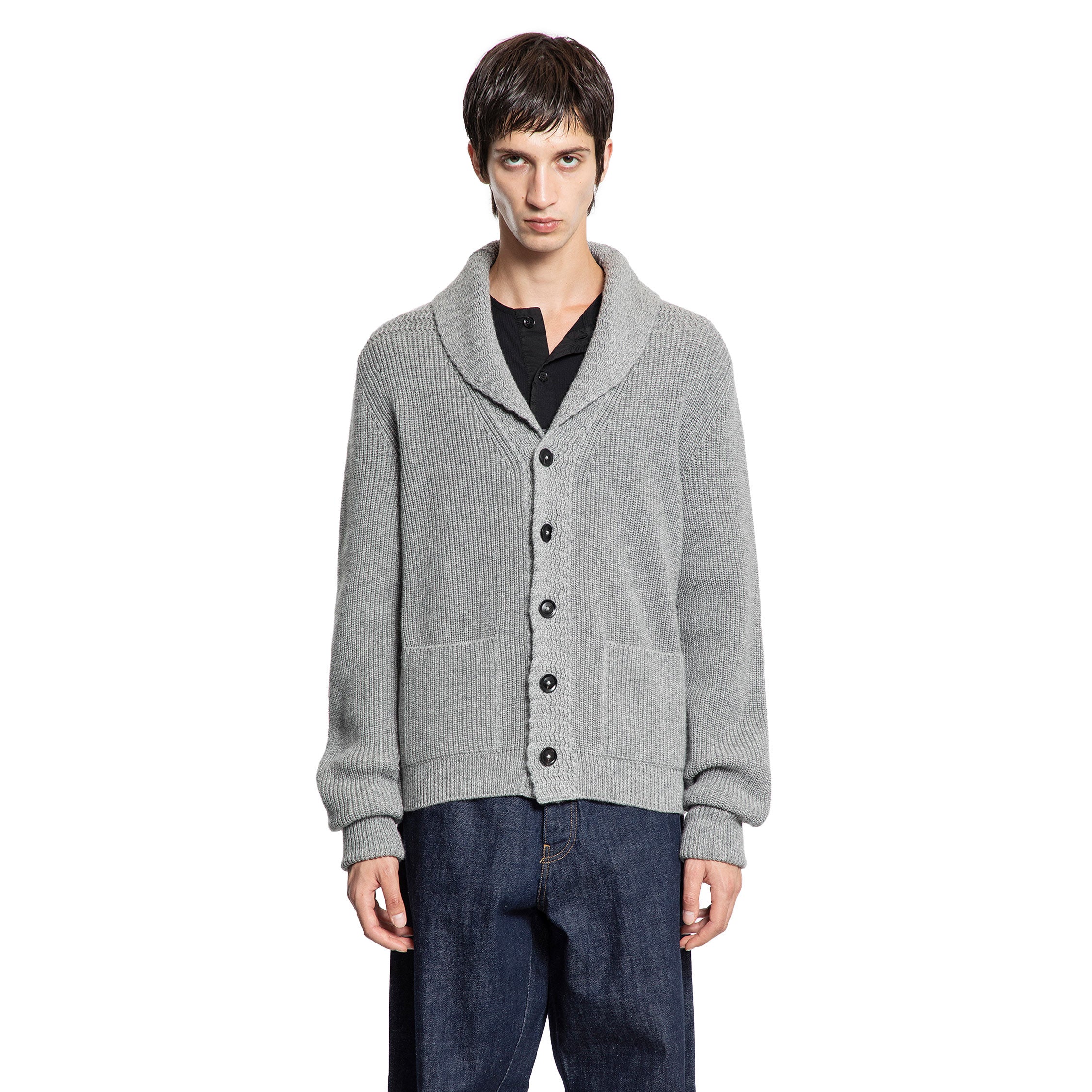 Cashmere Wool Shawl Cardigan
