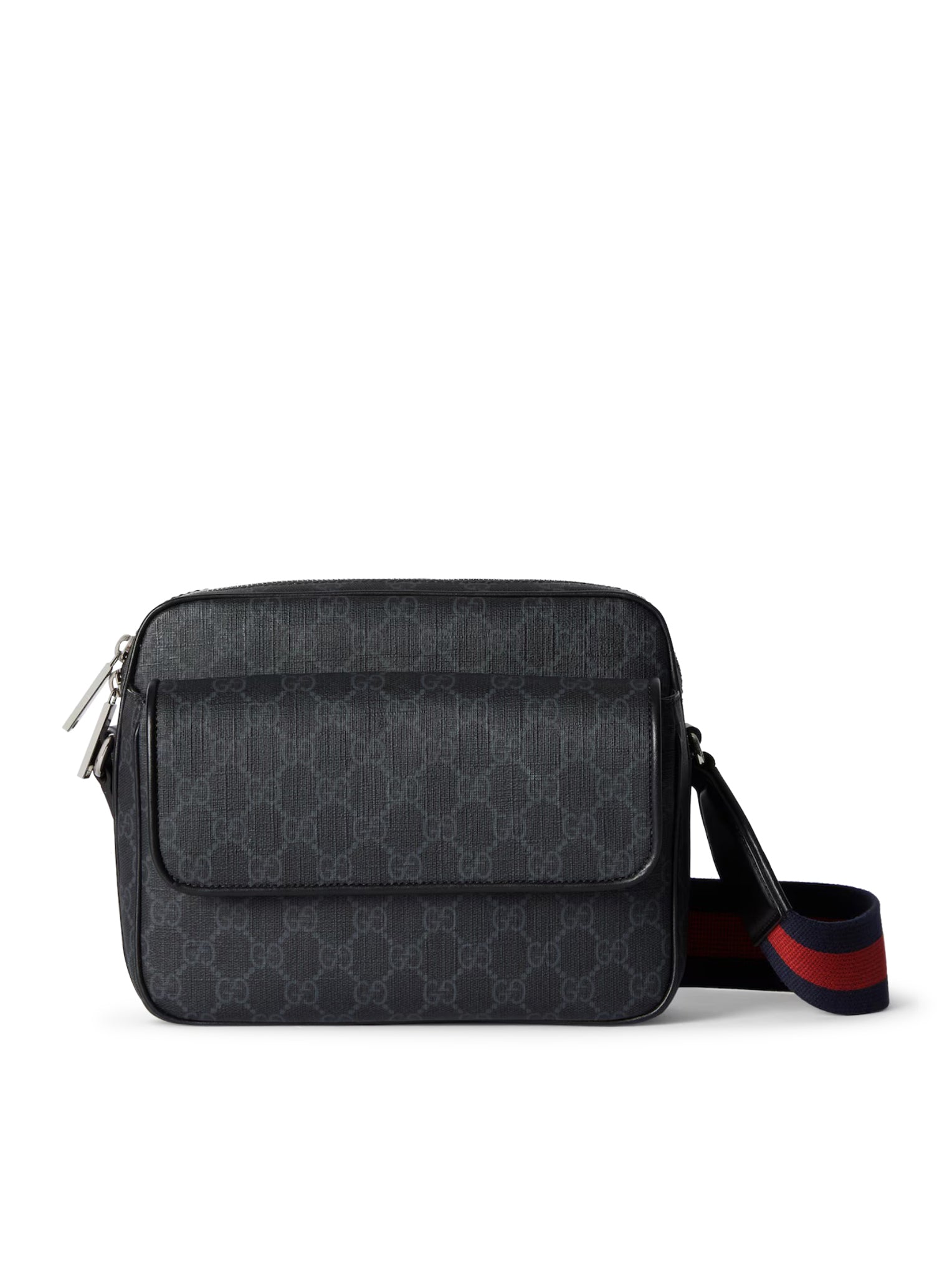 Gucci 黑色GG小号男士单肩包
