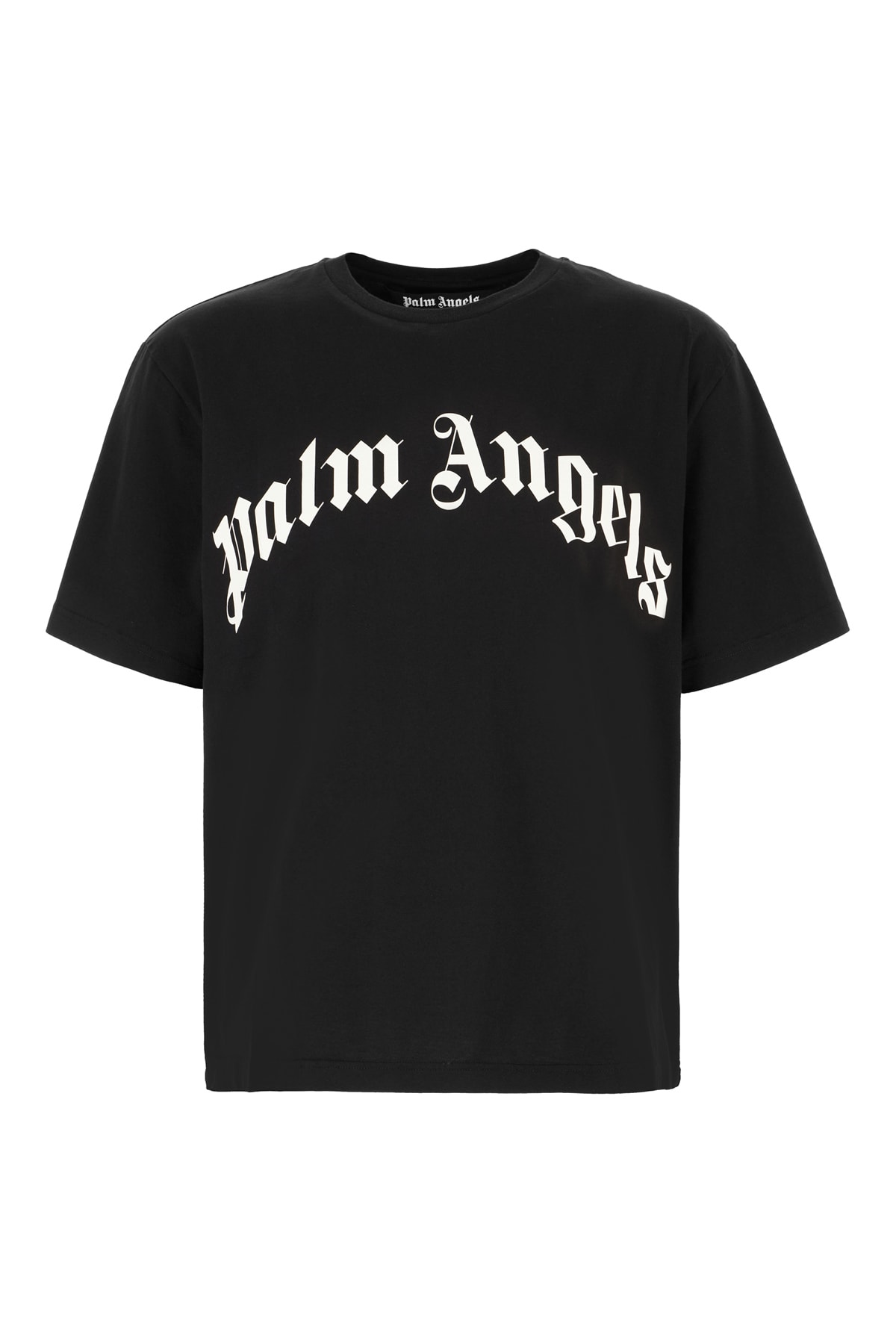 Palm Angels Black Cotton T-shirt