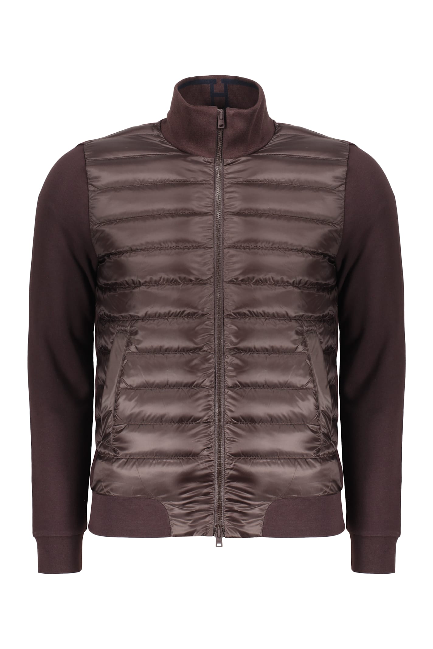 Herno Full Zip Cotton Hoodie
