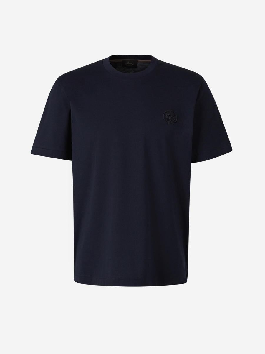 Brioni Cotton Logo T-Shirt