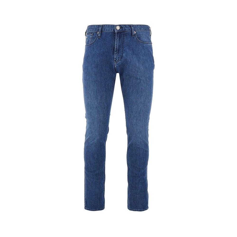 EMPORIO ARMANI 弹力牛仔布J06修身牛仔裤 男士