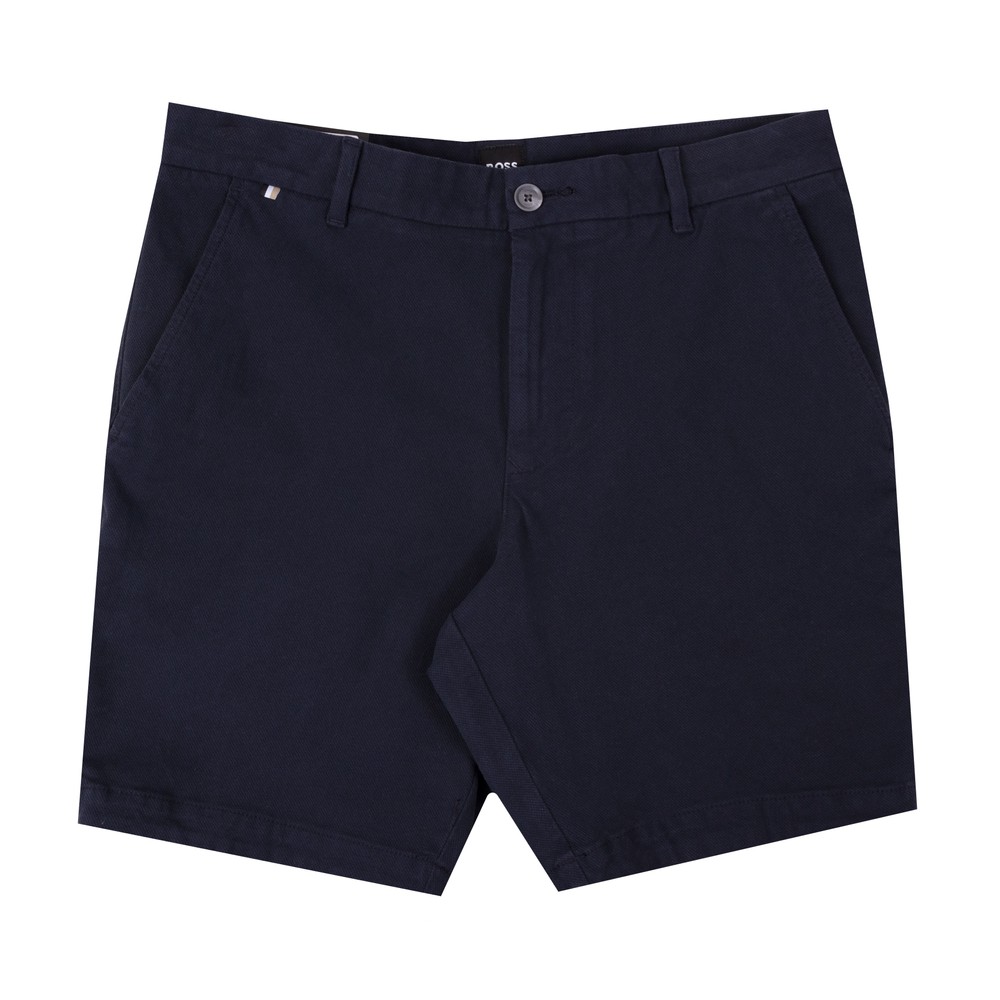 Formal H Slice Textured Chino Shorts