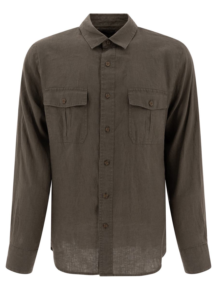 Vince Linen "Utility" Shirt