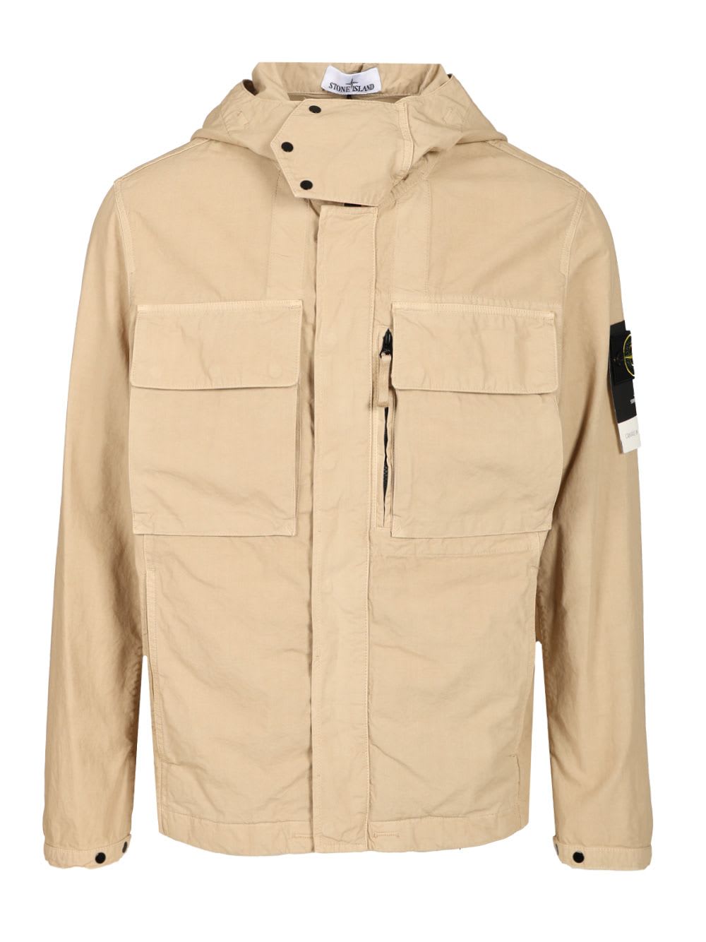 Stone Island Field Jacket With Hood