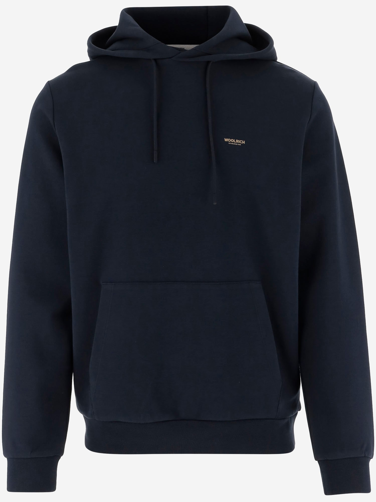 Woolrich Stretch Cotton Blend Sweatshirt With Logo