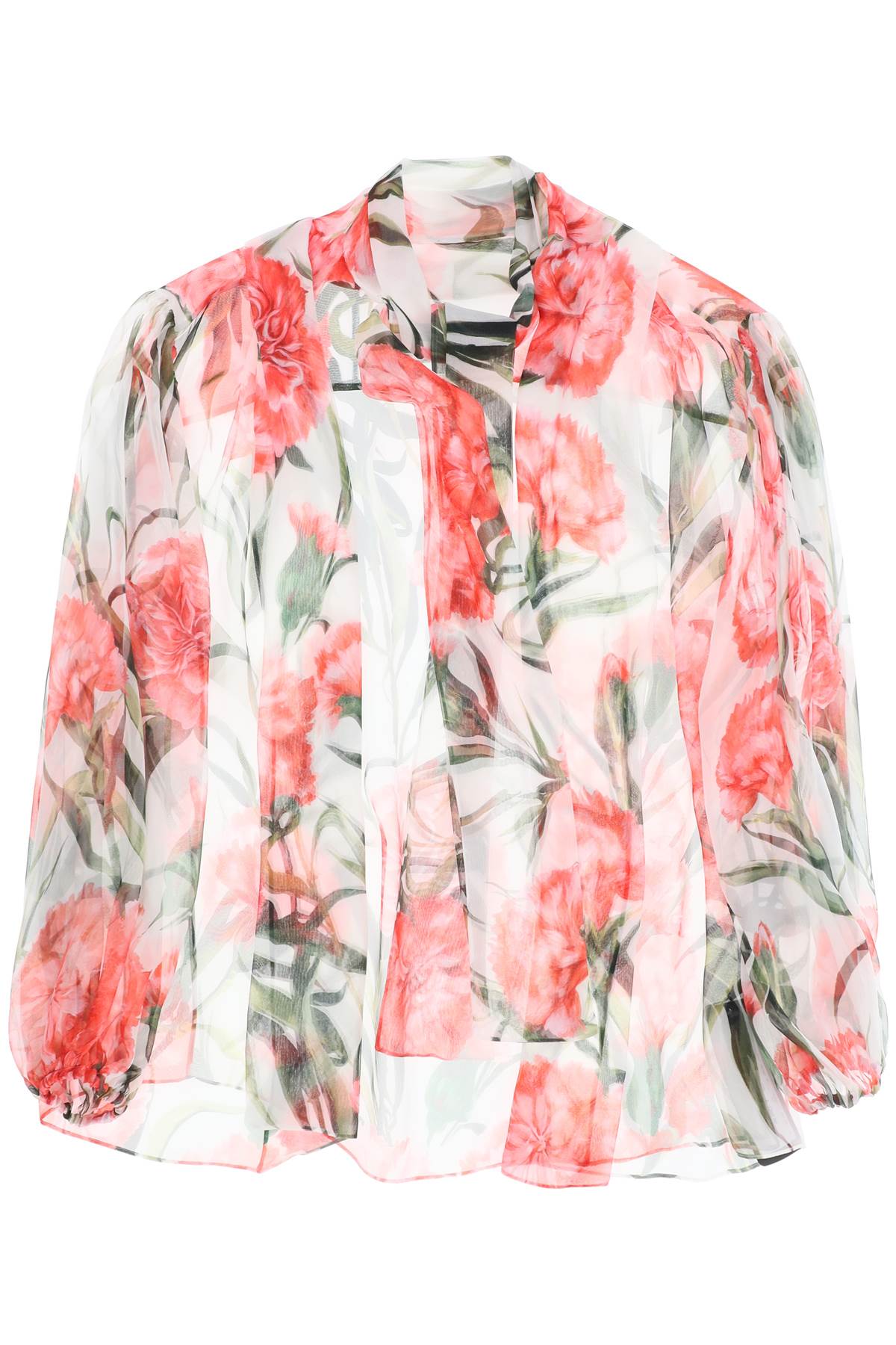 Dolce & Gabbana Carnation Chiffon Shirt