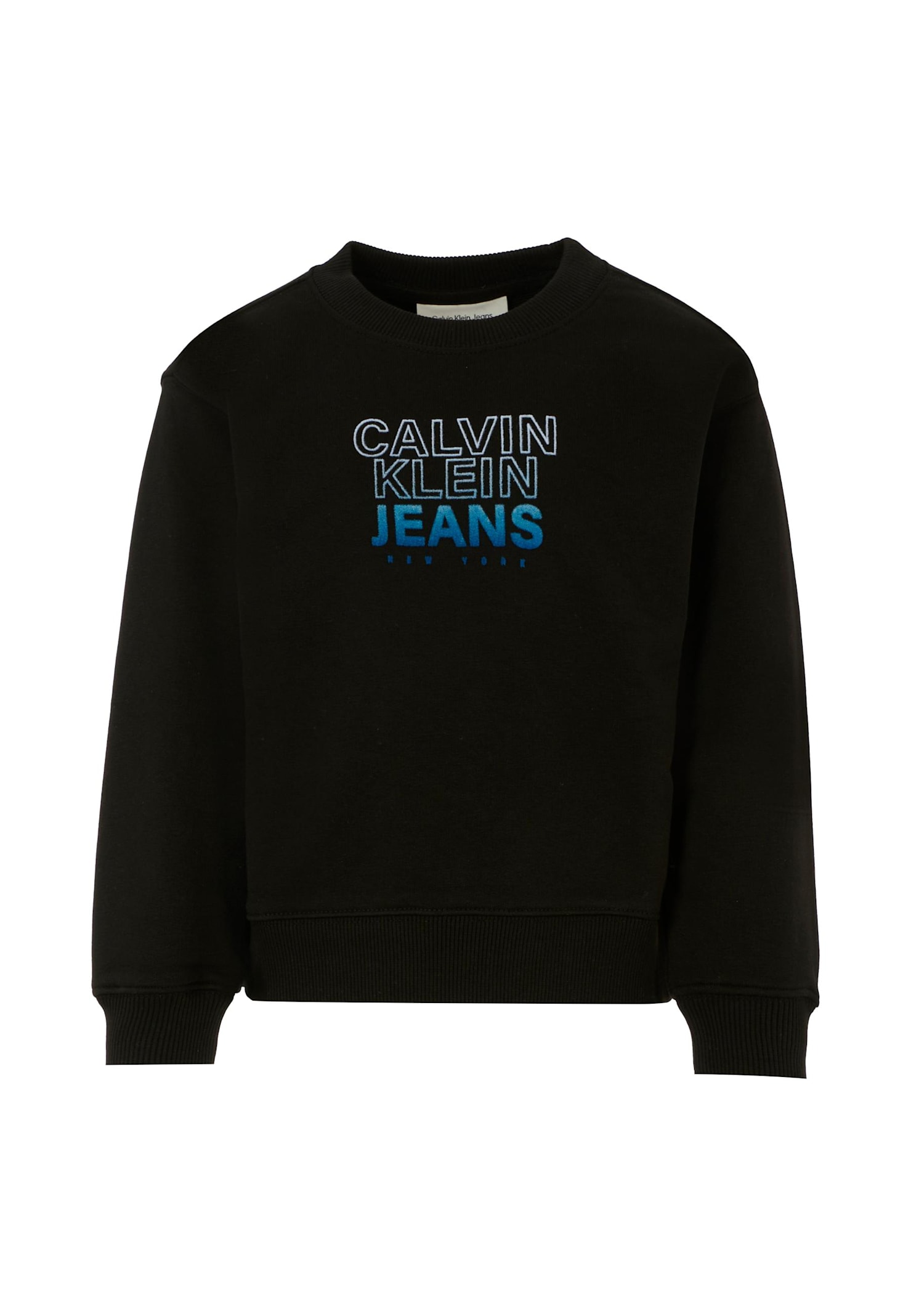 Calvin Klein Black Sweatshirt For Boy With Logo