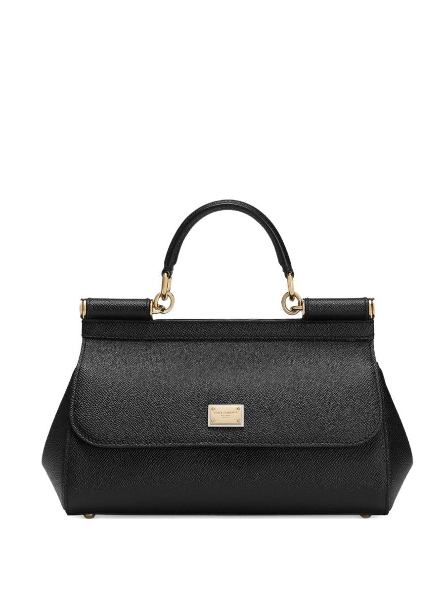 Dolce & Gabbana Sicily Leather Handbag