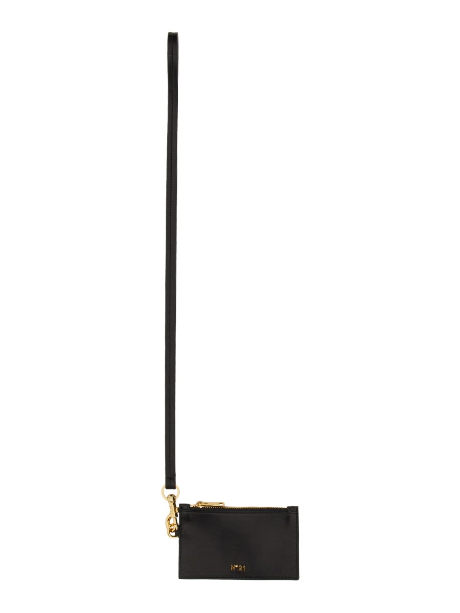 N.21 Card Holder With Shoulder Strap