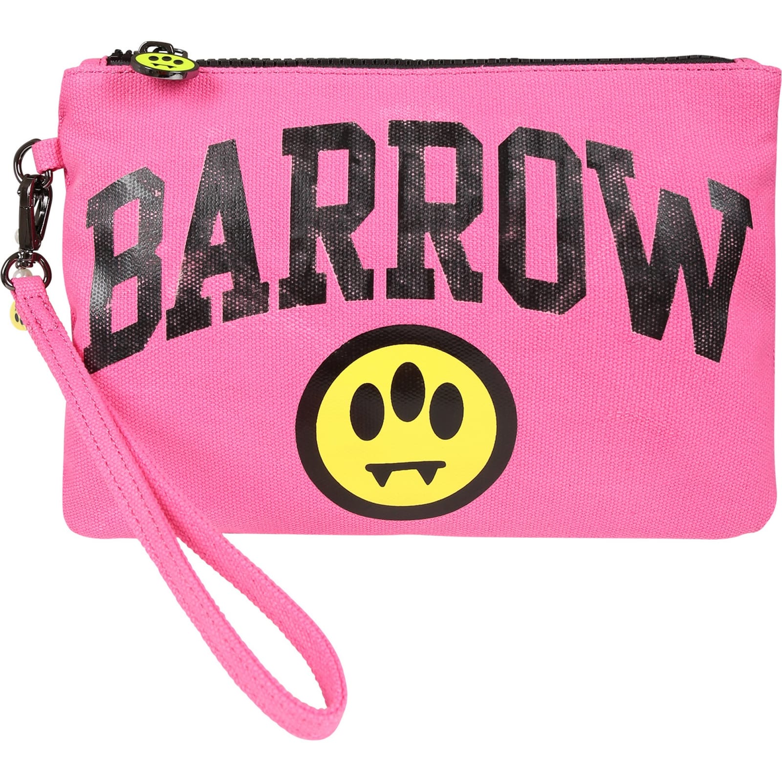 Barrow Fuchsia Bag For Girl With Logo And Smiley