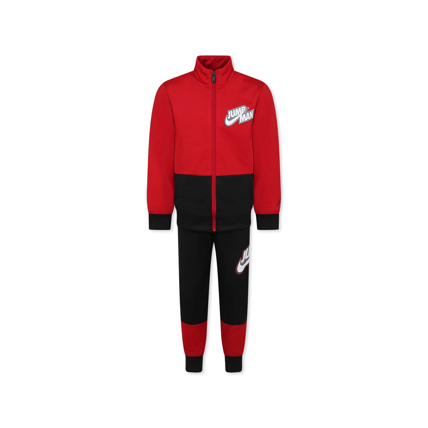 Jordan Red Suit For Boy With Logo