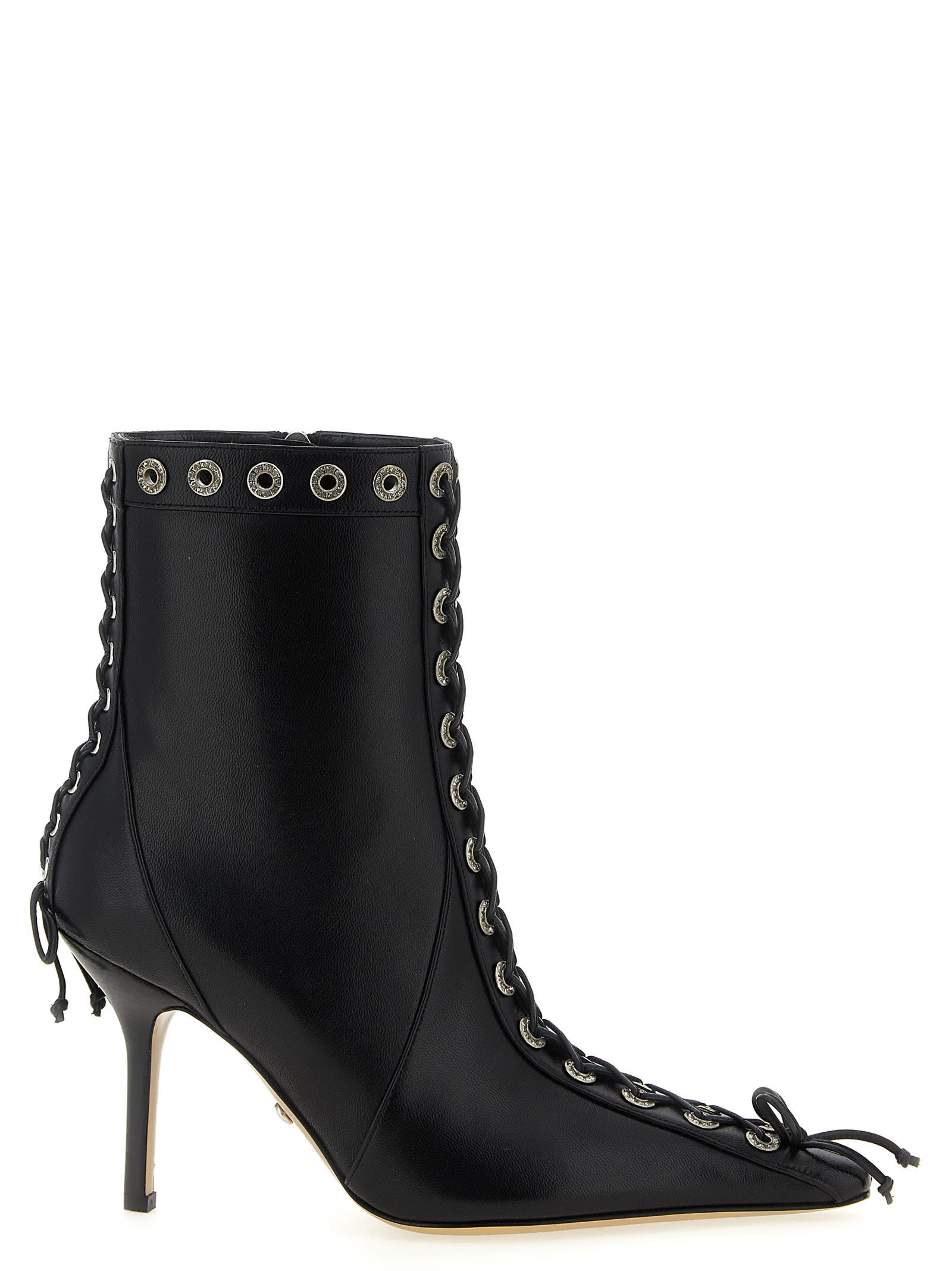 Mach & Mach crystalized Corset Ankle Boots
