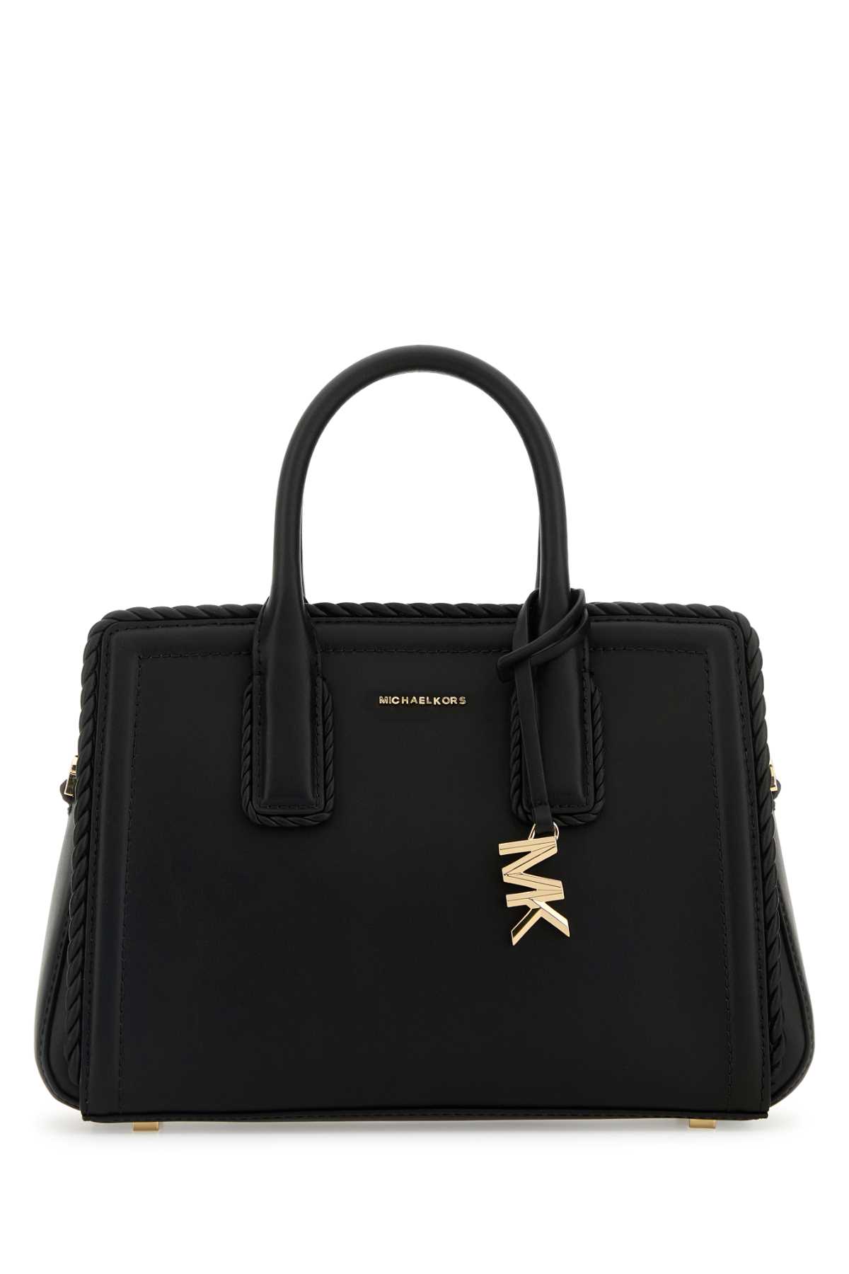 Michael Kors Black Leather Laila Handbag