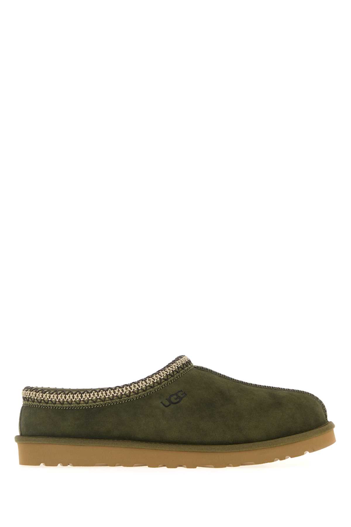 UGG Olive Green Suede Tasman Slippers