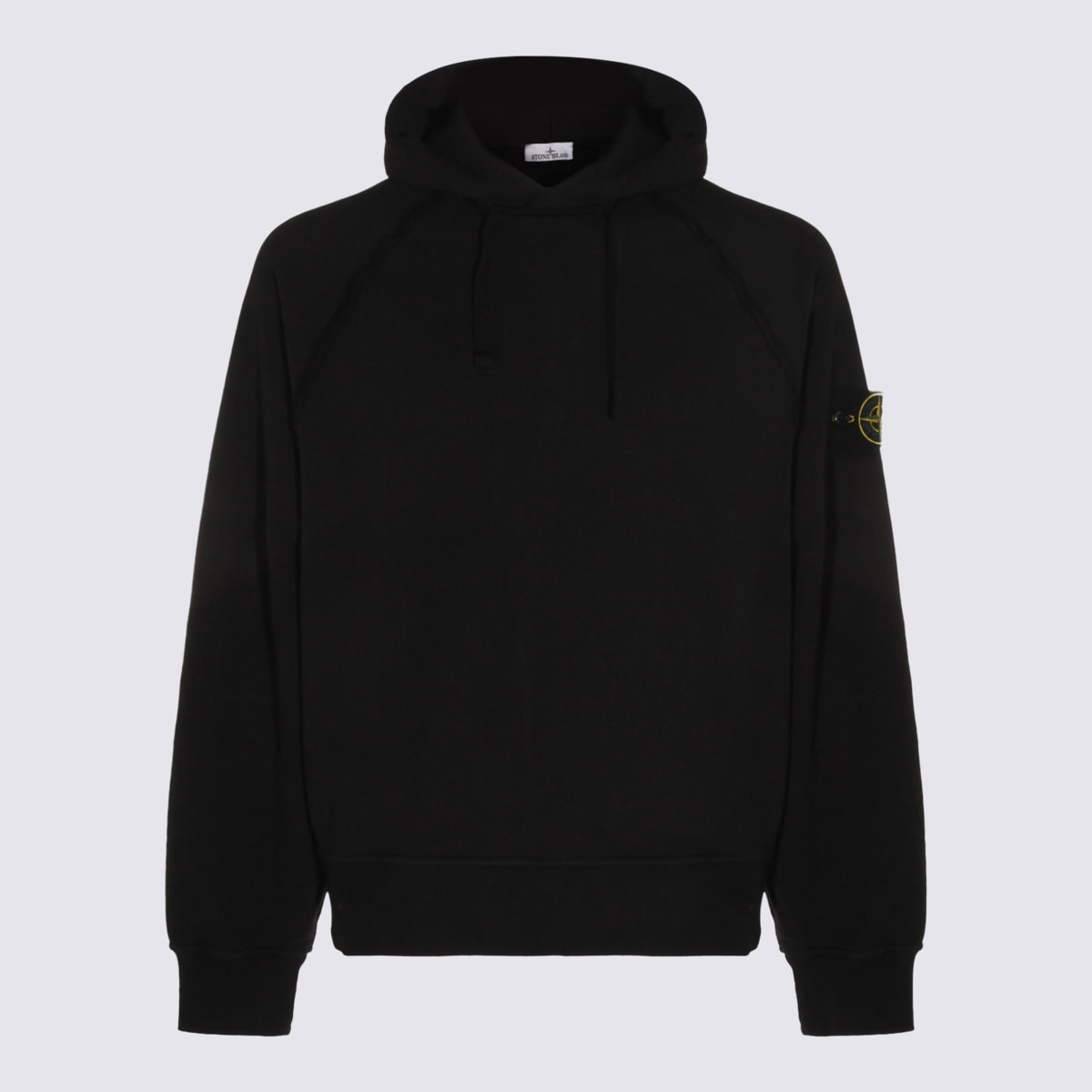 Stone Island Black Cotton Sweatshirt