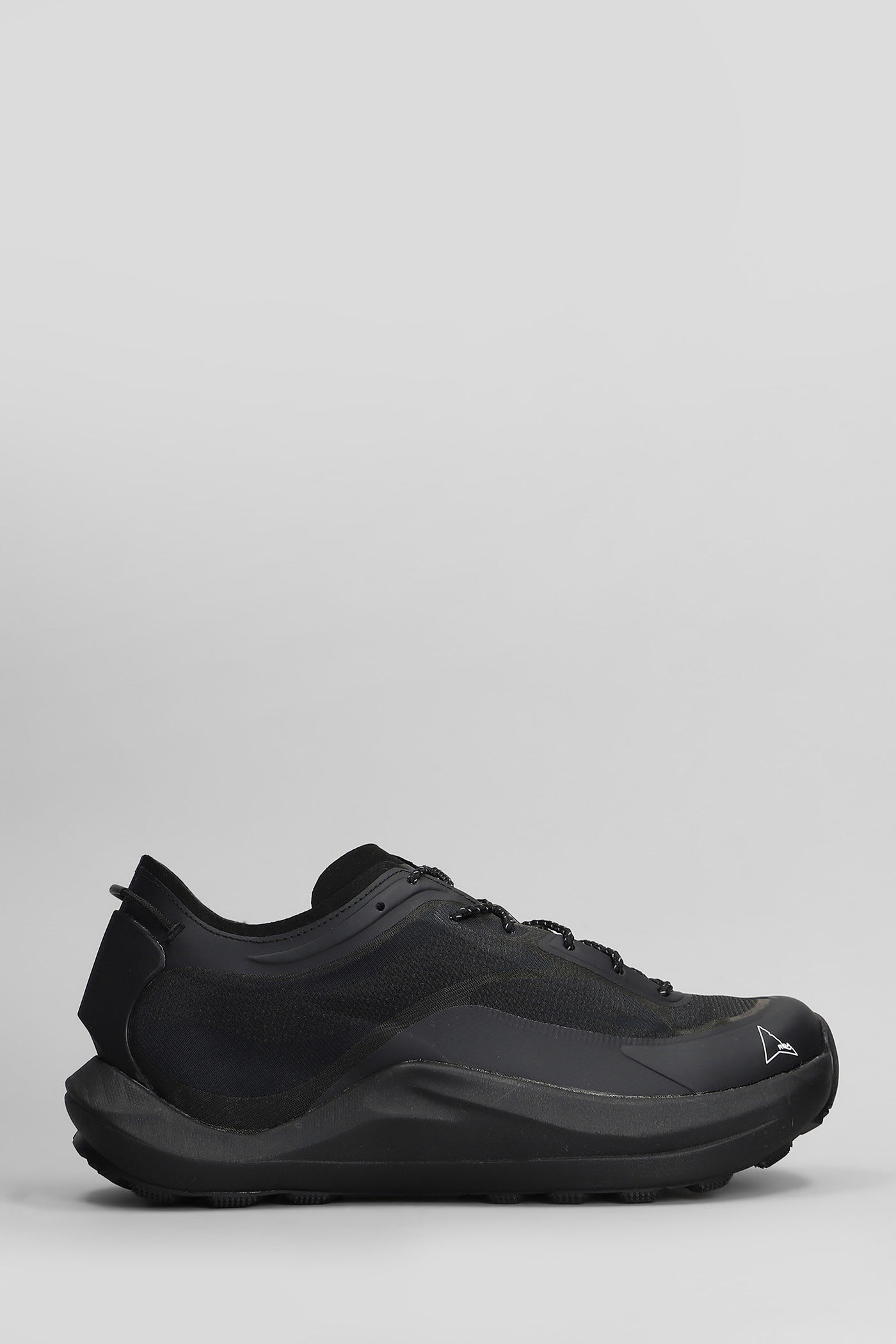 ROA Sella Sneakers In Black Fabric