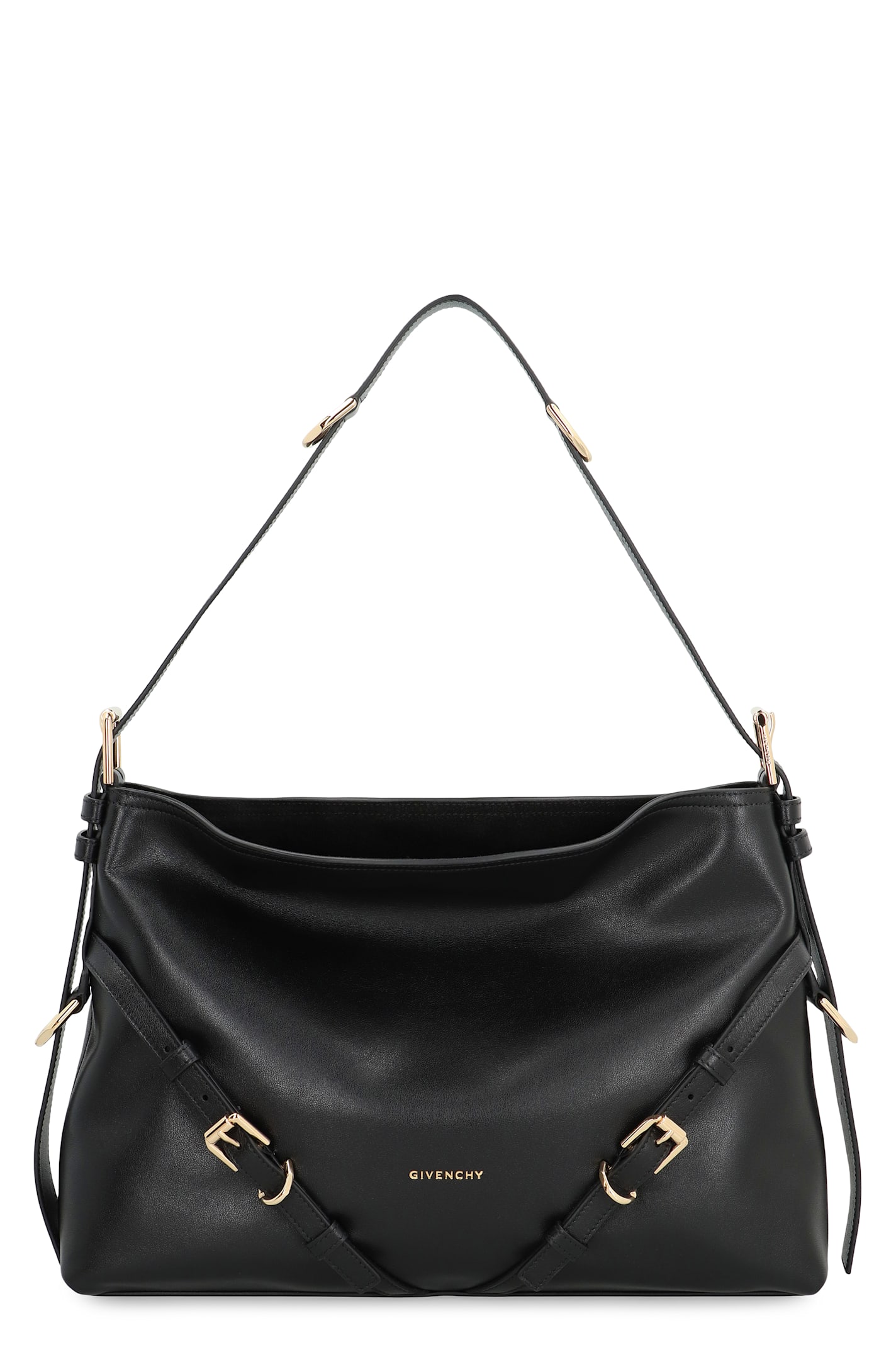 Givenchy Voyou Media Leather Shoulder Bag