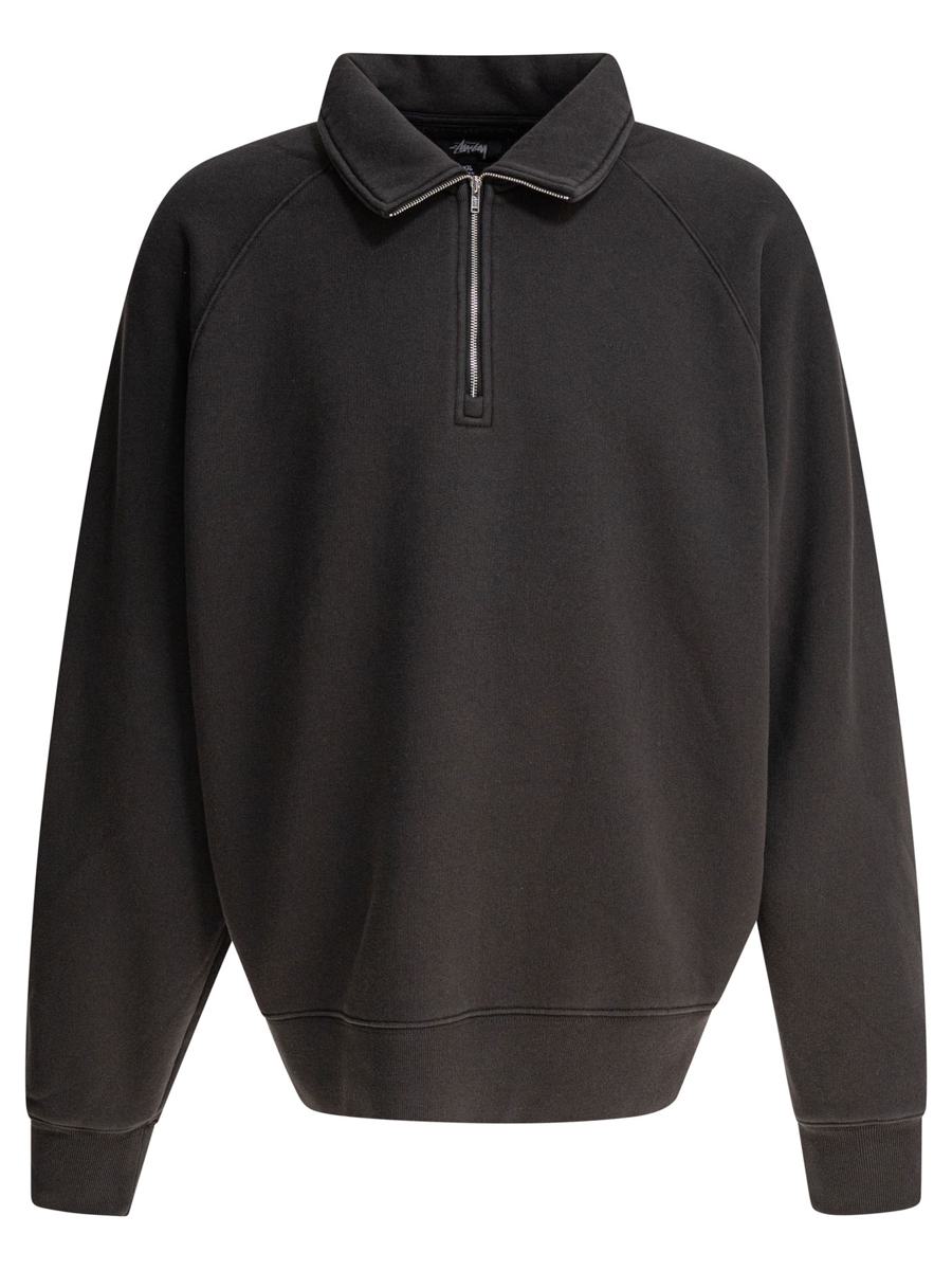 Stüssy Fleece Raglan Zip Mock