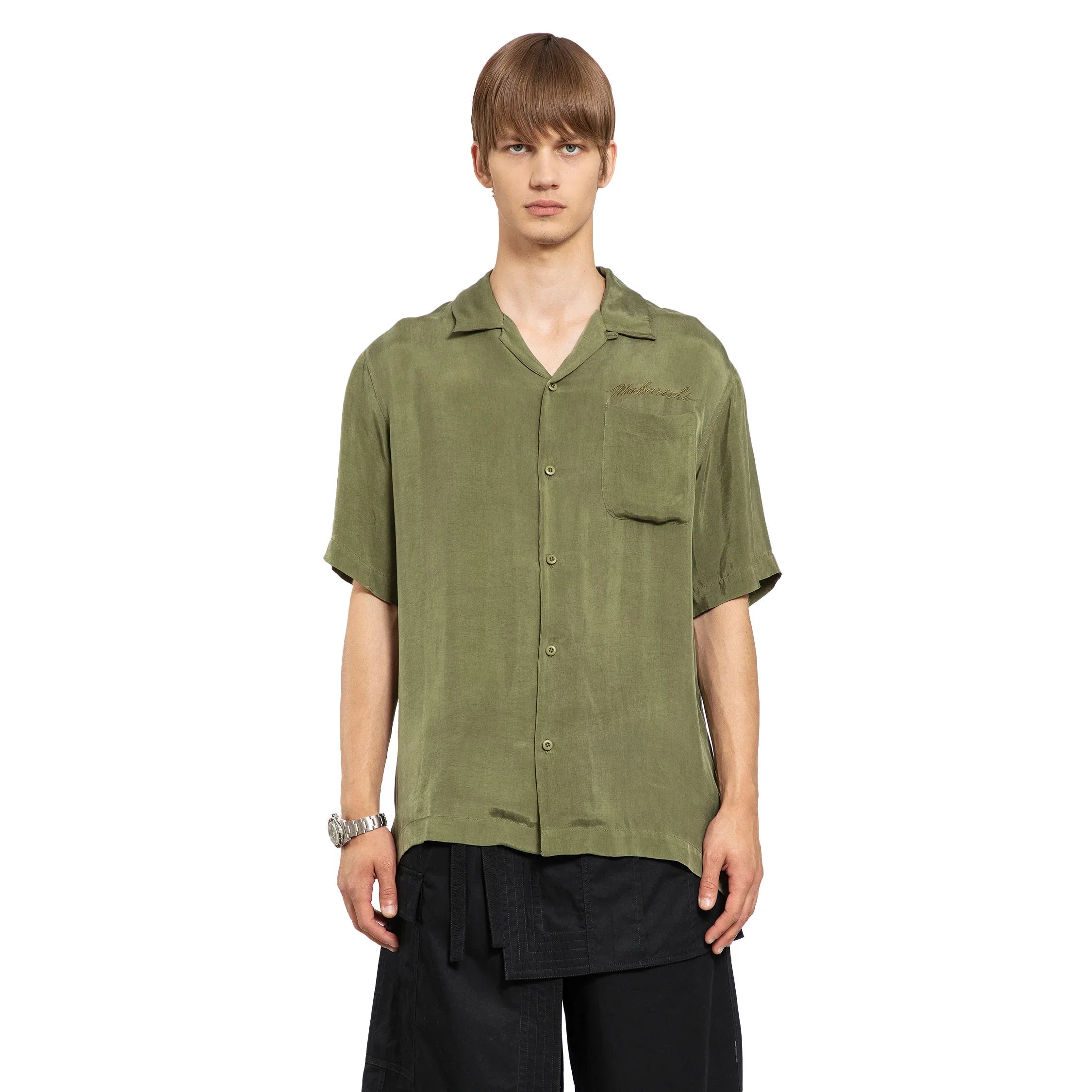 Tiger Dragon Camp Collar Shirt