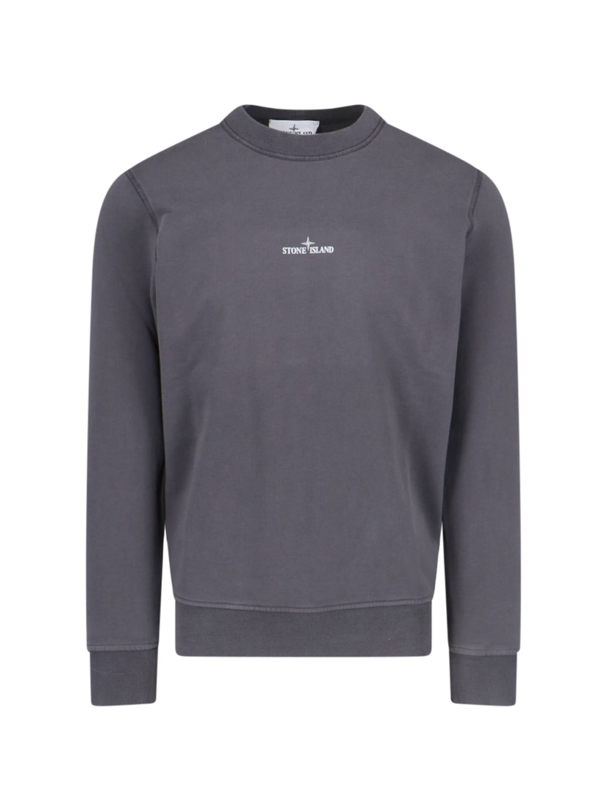Stone Island Logo Crewneck Sweatshirt