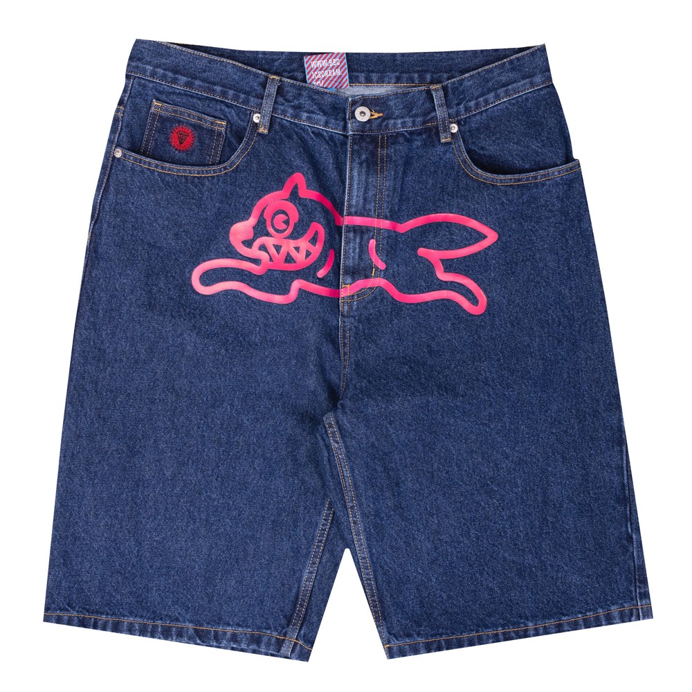 Running Dog Denim Shorts