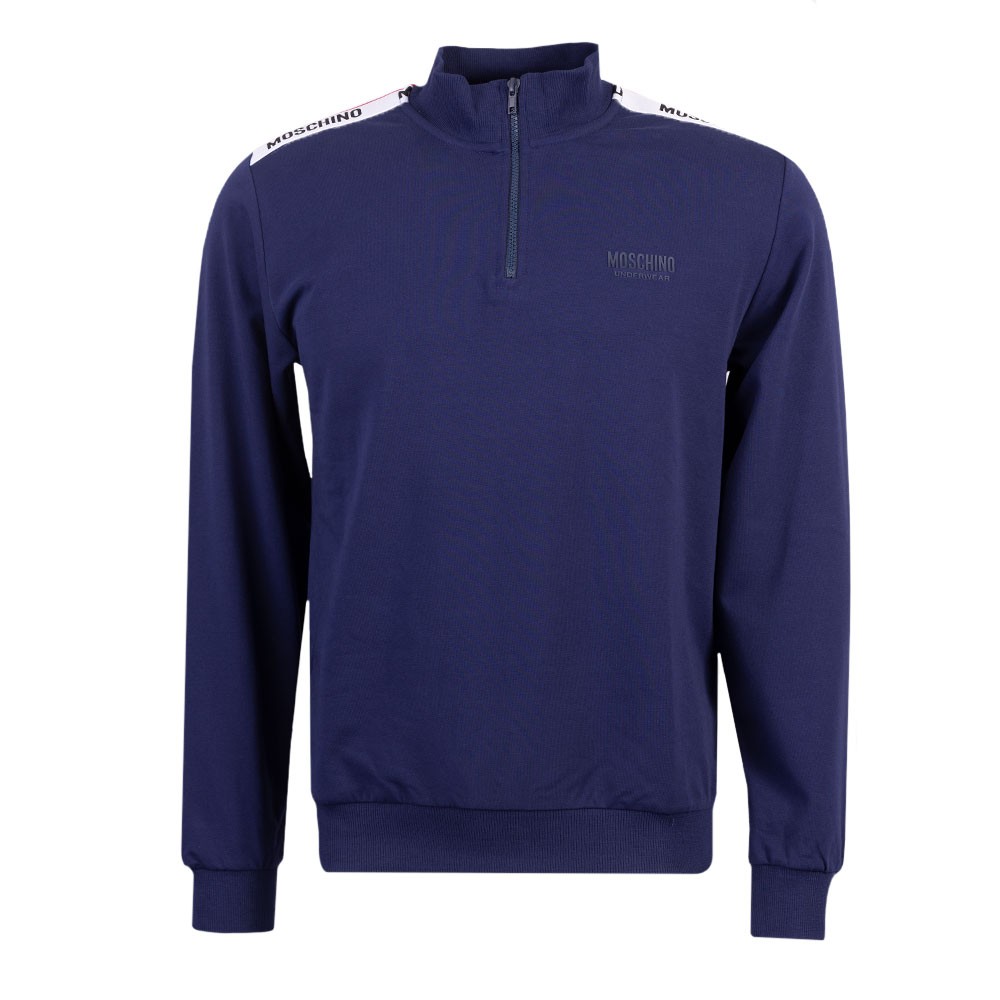 Chest Logo Half Zip Tape Sweatshirt