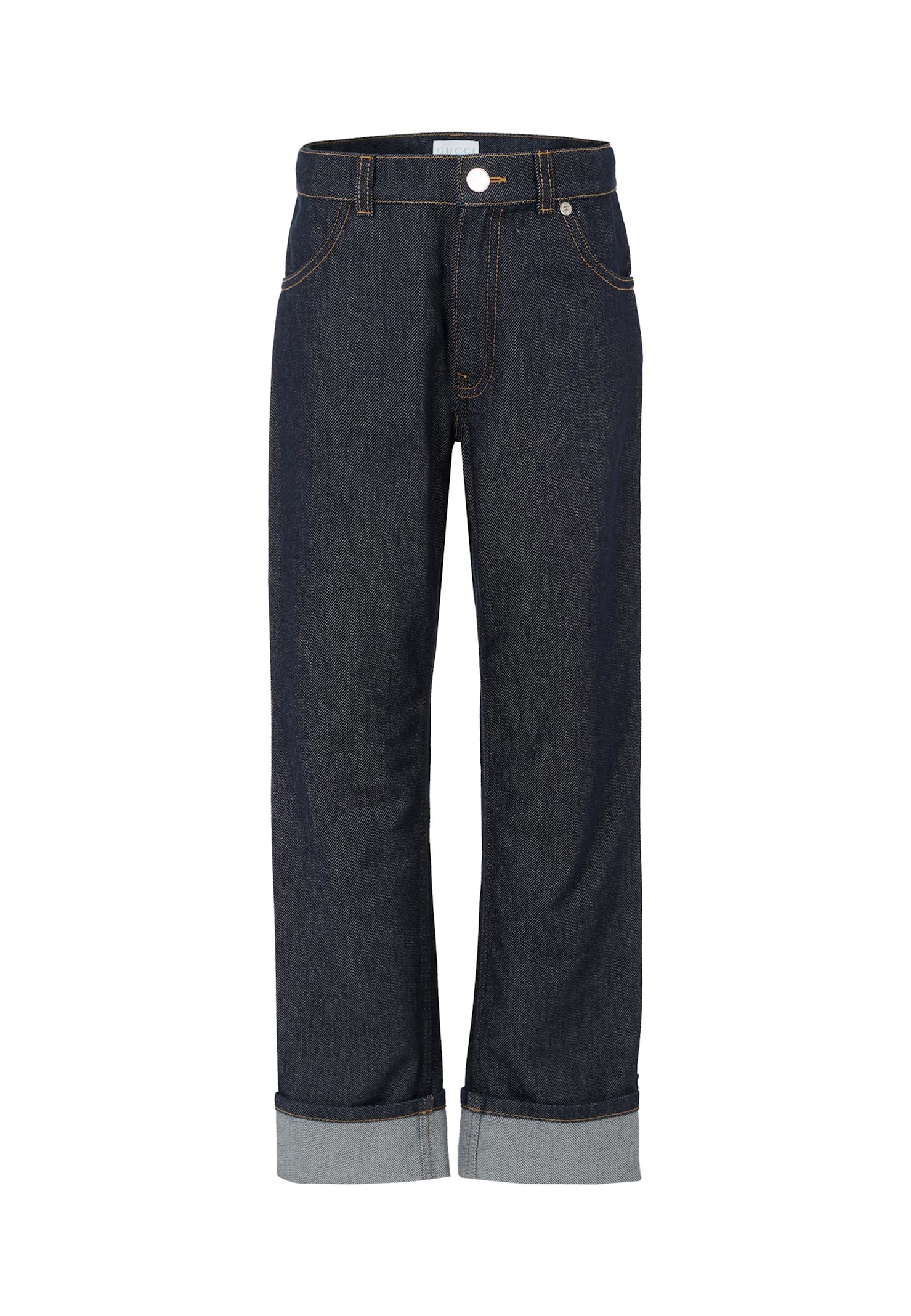 Gucci Denim Jeans For Kids With Web Detail