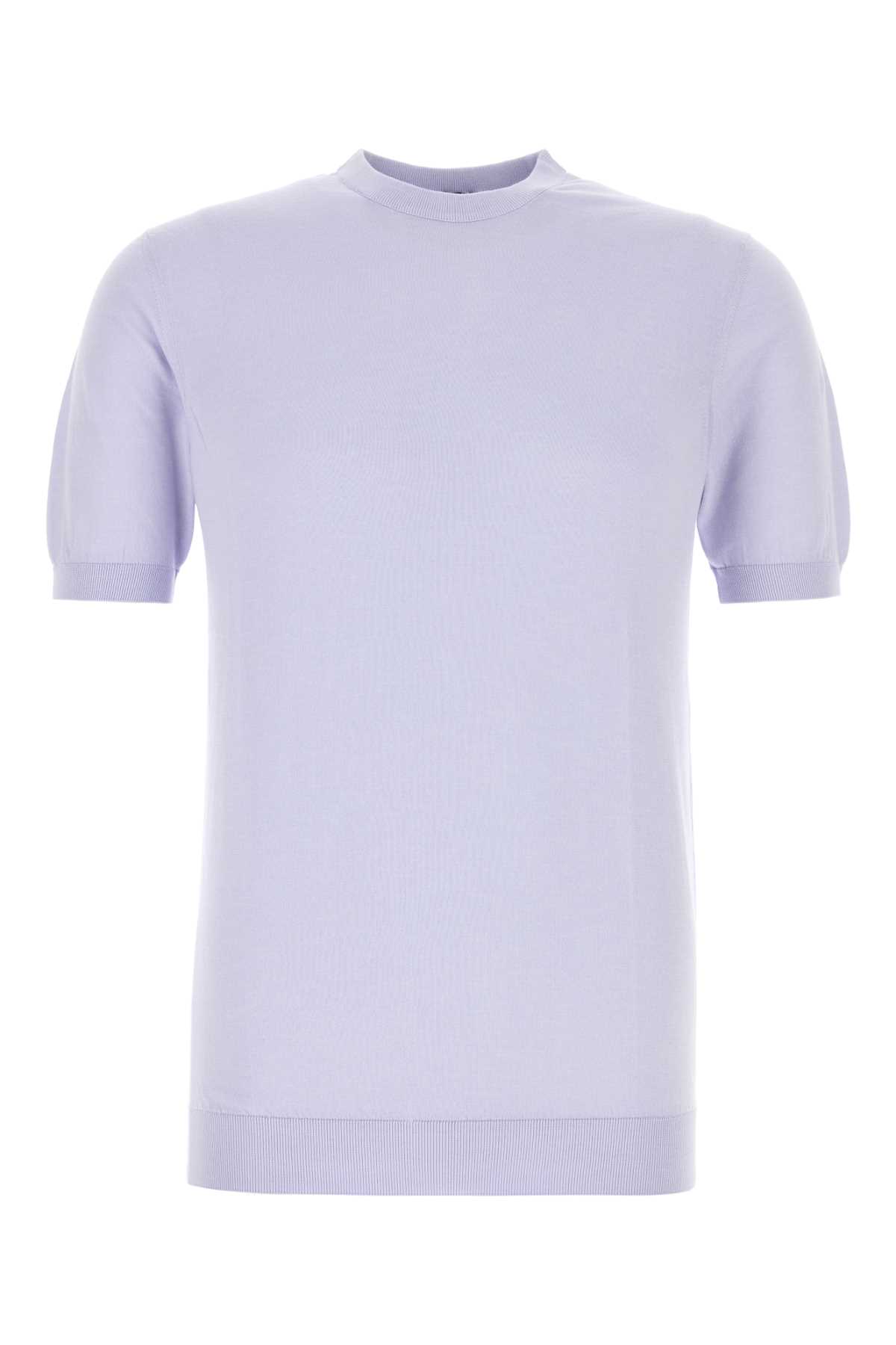 Fedeli Lilac Cotton Sweater