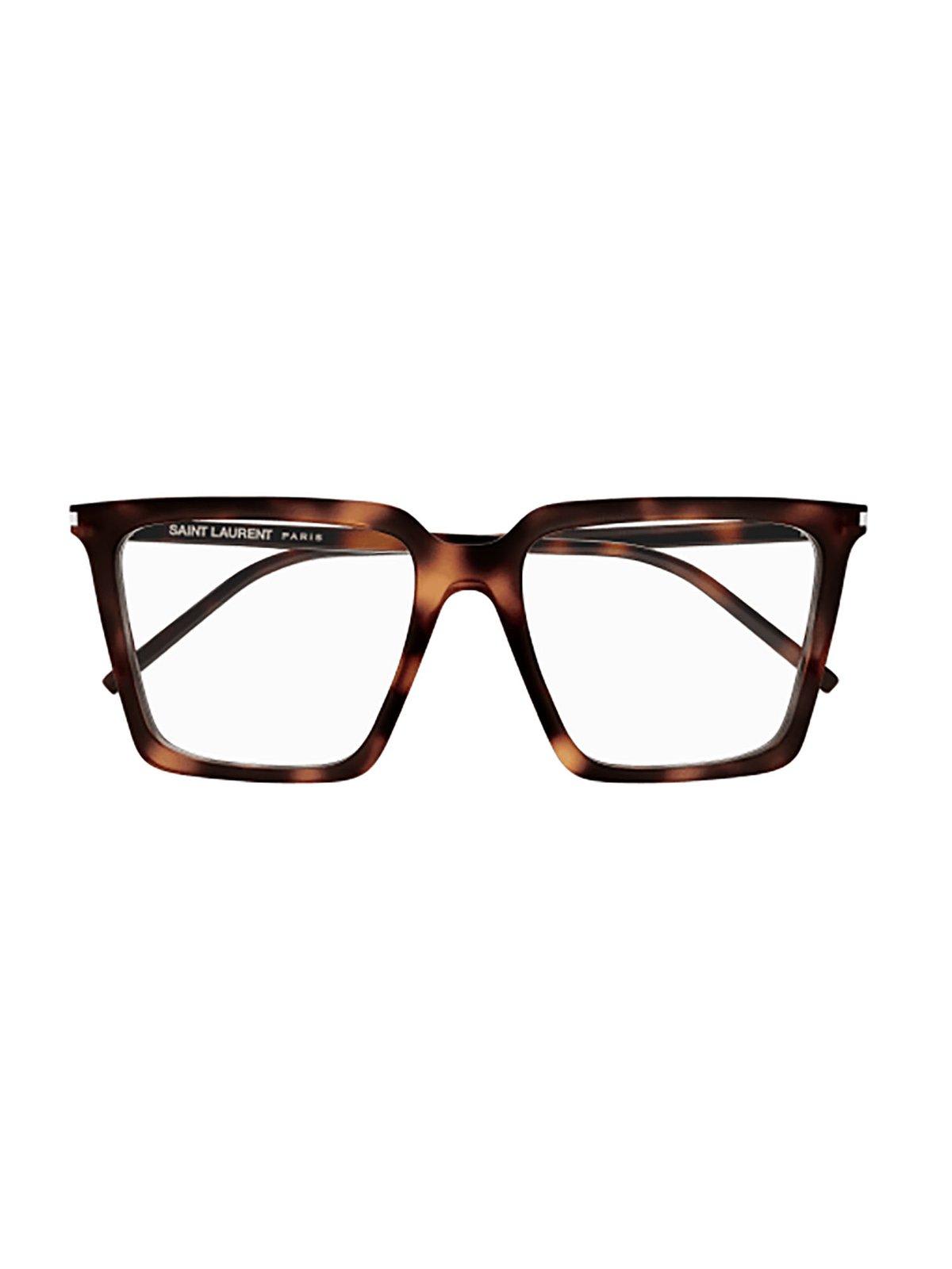 Saint Laurent Eyewear Square Frame Glasses