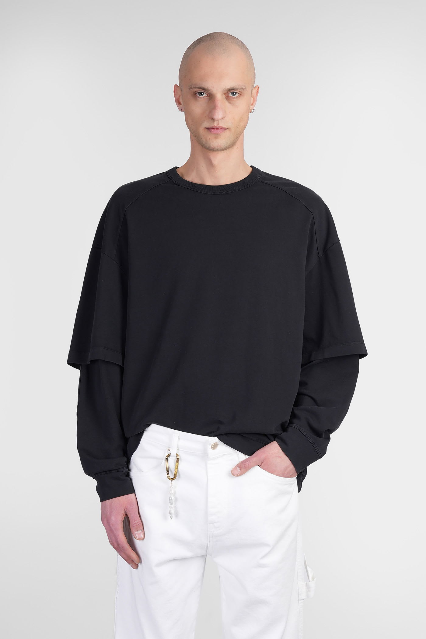 DARKPARK Troy T-shirt In Black Cotton