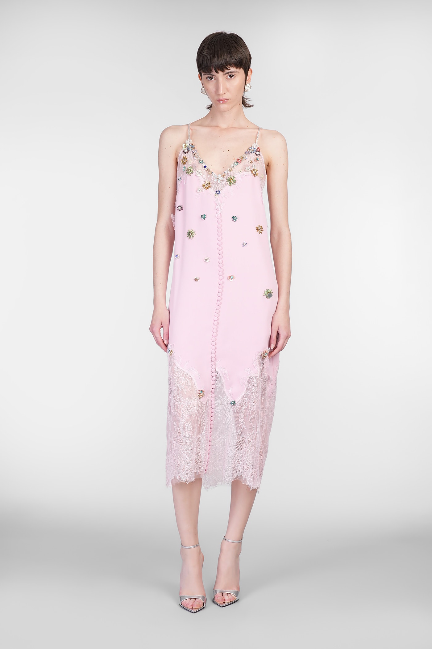 Costarellos Britt In Rose-pink Polyamide